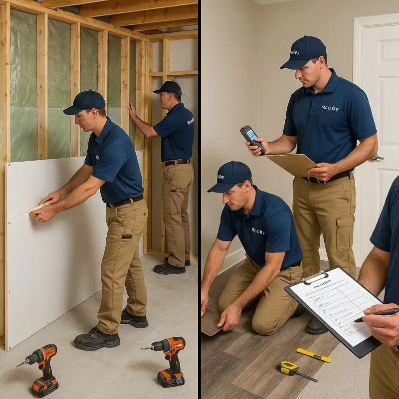 Repairs and Reconstruction process in Lake Grove, NY