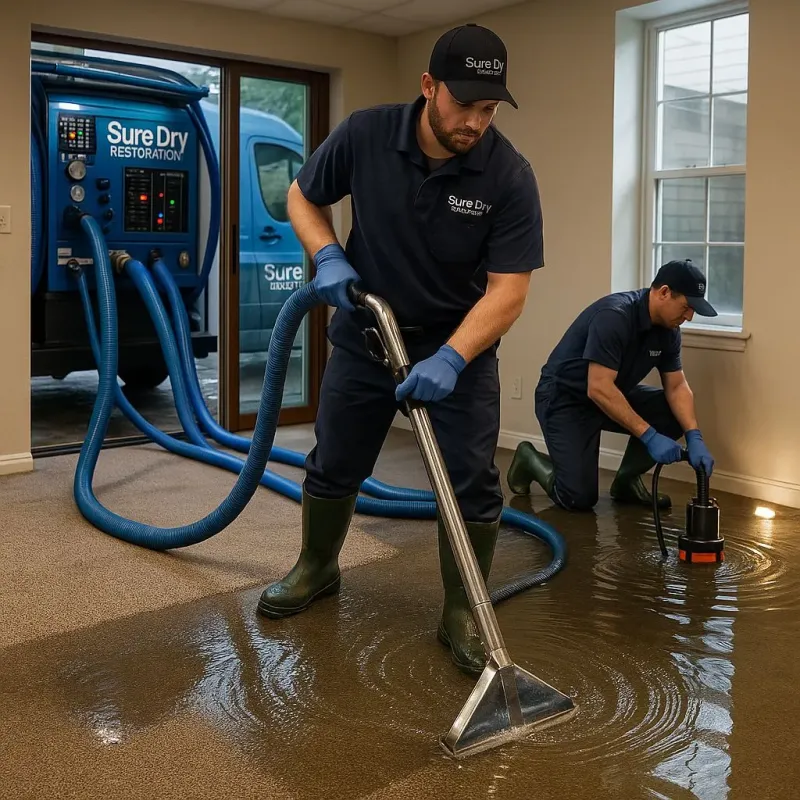 Water Extraction and Removal process in Lake Grove, NY